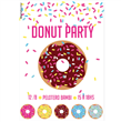 Invitación Donuts. Pers